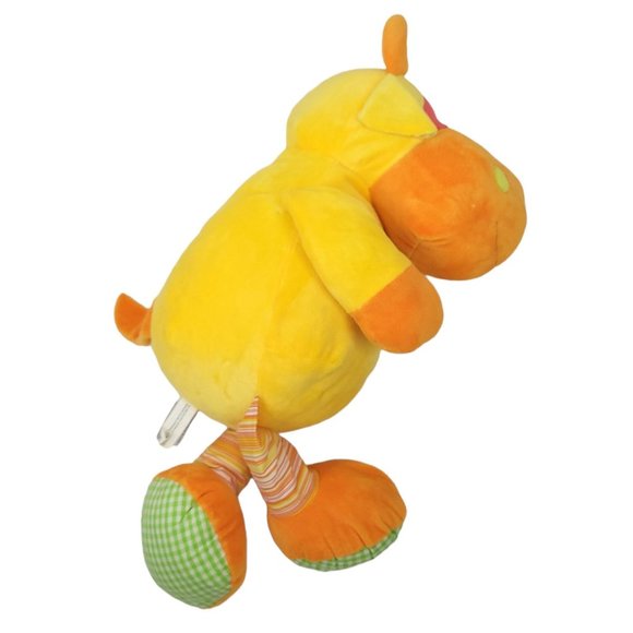 Beverly Hills Teddy Bear Company Cow Plush 24" Stuffed Animal Toy Yellow - Picture 7 of 11